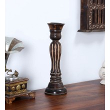 Multicolour Wood Vase